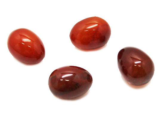 天然石カーネリアン/赤瑪瑙 卵型パーツ tp1148