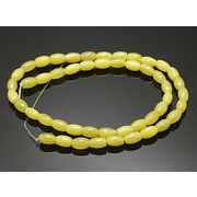 天然石 ビーズ ライン 卸売 / イエロージェイド（Yellow jade） ライスビーズ timy-397