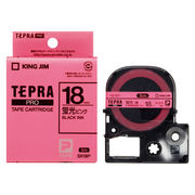 CR-20131　キングジム　テプラPRO　蛍光色ラベル　18mm　ピンク　SK18P