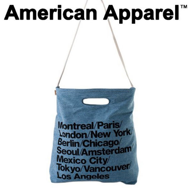 American Apparel City Bag With Strap アメリカンアパレル シティ