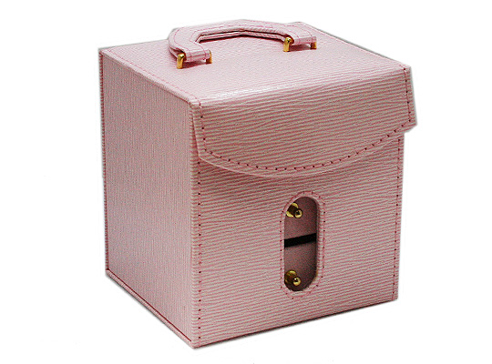 とっても可愛いジュエリーボックス:ジュエリーケース/アクセサリー小物をキレイに収納【ピンク】