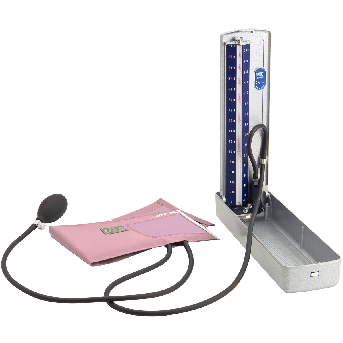 [販売終了] ＦＯＣＡＬ　デスク型水銀血圧計　ＦＣ-１１０ＤＸ　ナイロンカフ　ピンク