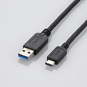 USBケーブル Type-C 0.5m USB3.1 A-TypeC エレコム USB3-AC05BK