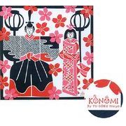 【ご紹介します！KONOMIふろしき（中巾）】おひな祭り（3月）