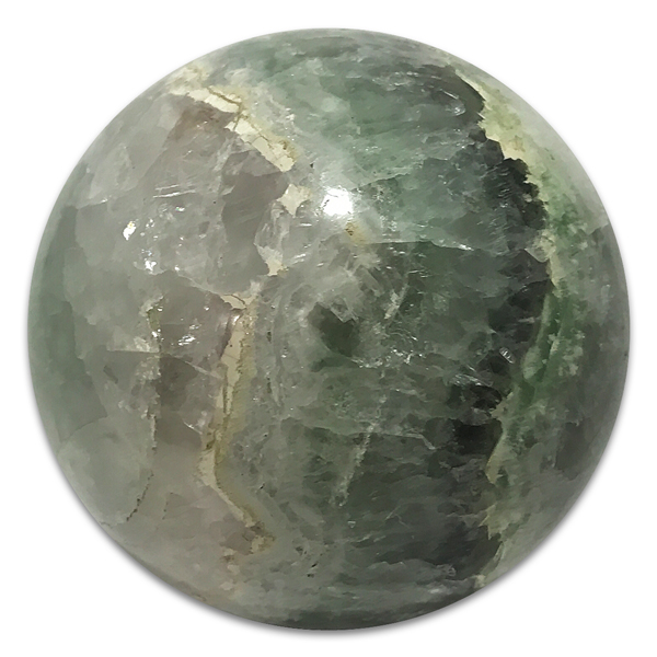 ≪特価品≫天然石 スピリチュアルパワーストーン 丸玉フローライト(Fluorite) 77mm