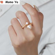 指輪 ゆびわ リング レディース用ゆびわ リング　可愛いキラキラ　指輪　個性的なリング「Momo Ya」