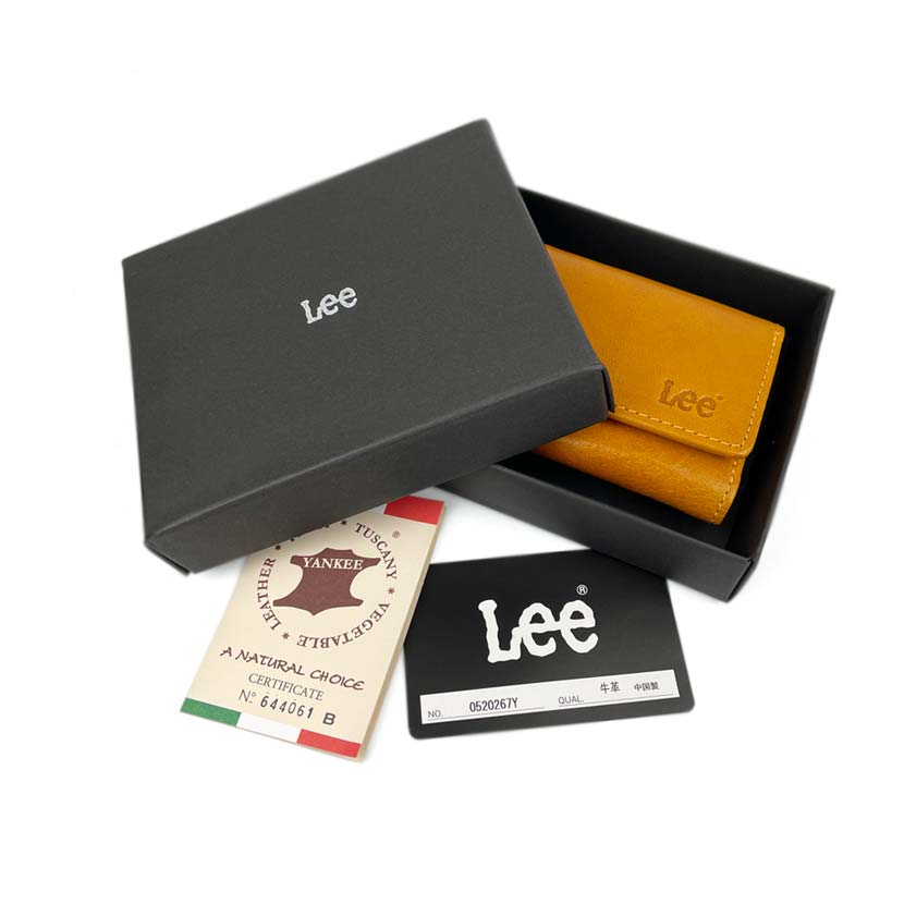 全7色】 LEE リー 高級イタリアンレザー 三つ折り財布