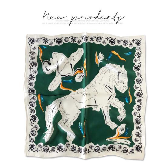 新作 スカーフ デザイン 馬 Art シルク 夏 通勤 上品 ファッション ファッション雑貨 春栄 株式会社 問屋 仕入れ 卸 卸売の専門 仕入れならnetsea