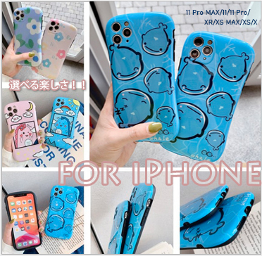 iPhone 11 pro max アイフォン スマホケース iphoneケース キャラクター TPU クジラ 恐竜 花柄