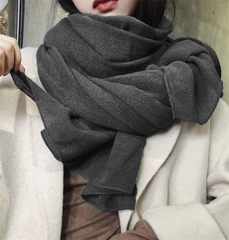 【当店のおすすめ】INSスタイル ストール トレンド ニット ウール スカーフ おしゃれな 模造カシミヤ