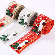 Christmas限定 車柄 リボン テープ クリスマス用品 ツリー ショーウインドー 店舗 オーナメント