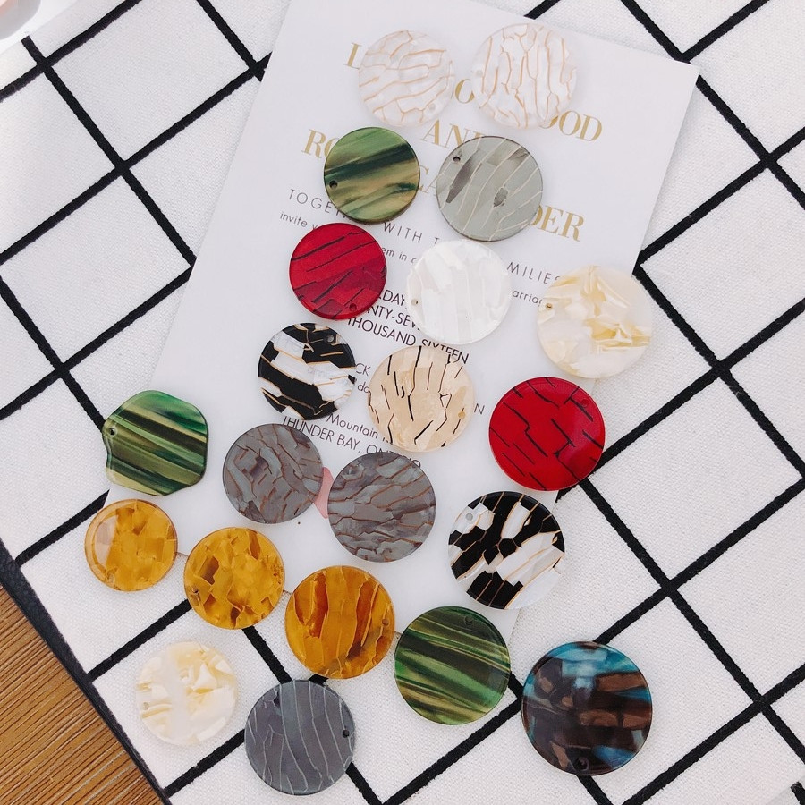 【即日発送】デコパーツ ハンドメイド ピアス イヤリング DIY材料 アクセサリーパーツ アクリル素材