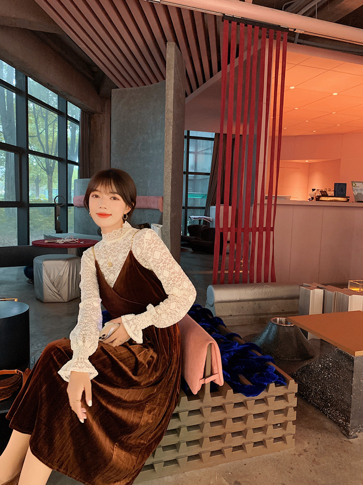 計算された美シルエット 韓国ファッション ピュアカラー シャツ 気高い 新作 韓国版 長袖 ブラウス