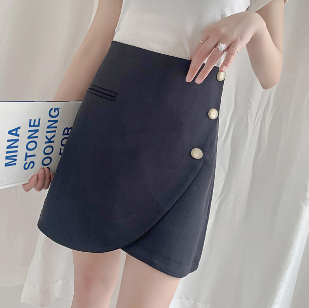 ハイウエスト スカート 夏 スリム効果 新作 韓国ファッション レディース
