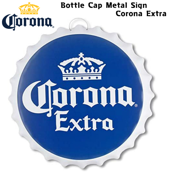 ボトルキャップ メタルサイン CORONA EXTRA 【コロナ】