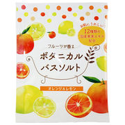 フルーツが香る ボタニカルバスソルト オレンジ＆レモン 30g