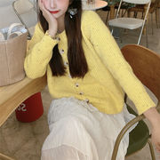 韓国ファッション  レデイースセーター コート 女性 ゆったりする ニュースタイル sweet系