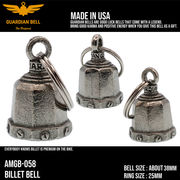 ガーディアンベル　ラッキーベル　バイカー　キーホルダー　お守り　GUADIAN BELL USA