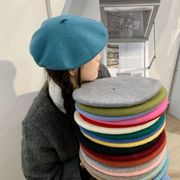 秋冬新品  韓国 ファッション  ウールベレー帽 トーク おしゃれな レトロ  小顔   帽子 漁師帽