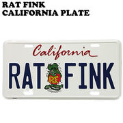 RAT FINK ラットフィンク カリフォルニア ライセンス プレート