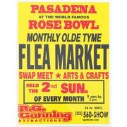 【エルエーデポ】 ローズボウル フリーマーケット ポスター『Rose Bowl Flea Market』広告 アメリカン雑貨