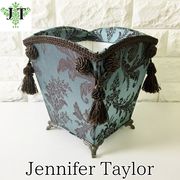 Jennifer Taylor ジェニファーテイラー 脚付ダストボックス・Carlisle カーライル カルトナージュ ゴミ箱