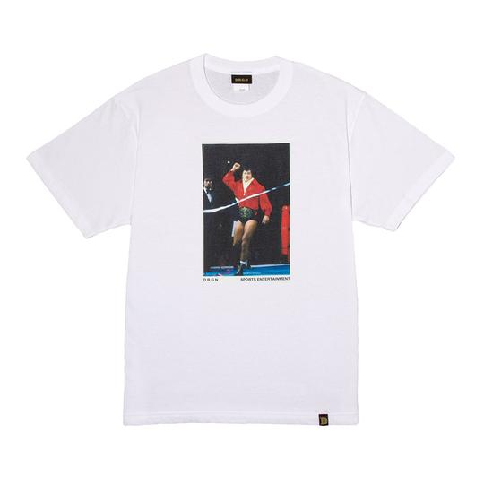 D.R.G.N Red Jacket Photo Tee - White