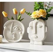 【話題の注目アイテム】INSスタイル セラミック 花瓶 リビングルーム オフィス 装飾 個性 大人気