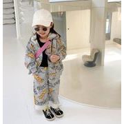 【2点セット】2022春新作 子供服  ベビー服  アパレル   長袖 コート+ スラックス  女の子
