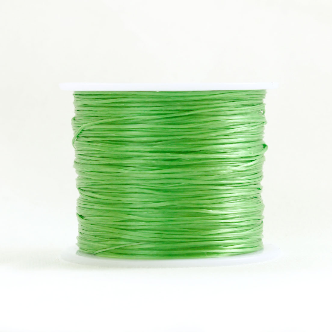 ポリウレタンゴム　15　果緑　　ハンドメイド　ブレスレット　水晶の線　約80m　全34色　オペロン　糸