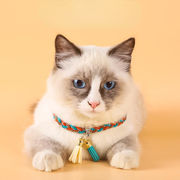 ペットネックレスカラーアジャスタブルカラーネックレス猫ネックレスかわいいカラーネックレス新韓国語版