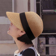 麦わら帽子　ハット　UVカット　紫外線対策　ファッション　レディース
