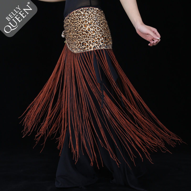 ベリーダンス衣装 インドダンス ヒップスカーフ コスチューム タッセル 飾りベルト ヒョウ柄