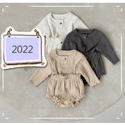 2022新作★子供服★シャツ＋パンツ★ベビー★キッズ★韓国子供服★セットアップ★3色★66-90CM