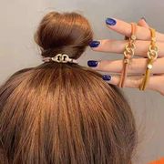 ヘアゴム　ヘアリング　発圏　ヘアアクセサリー 　髪飾り　ファッション小物