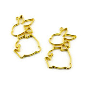 メタルフレーム151　チョーカーうさぎ　レジンフレーム