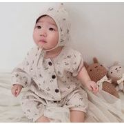 2022韓国風子供服 ベビー服 春と秋 女の子男の子 幼児 可愛い 連体服4色