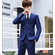 雑誌で紹介されました★男の子ファッション3点セットビジネス 職業  韓国版 スリム 新郎ドレス スーツ