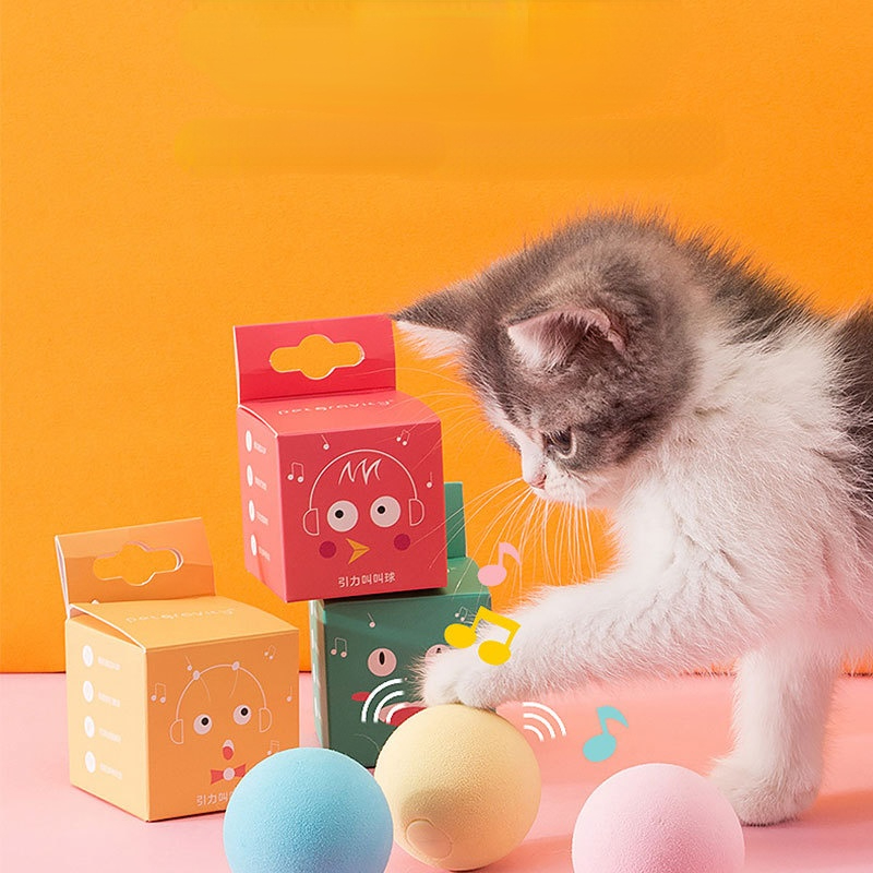 猫のおもちゃからかう猫のボールキャットニップボール呼び出しボールモルモルペット猫用品