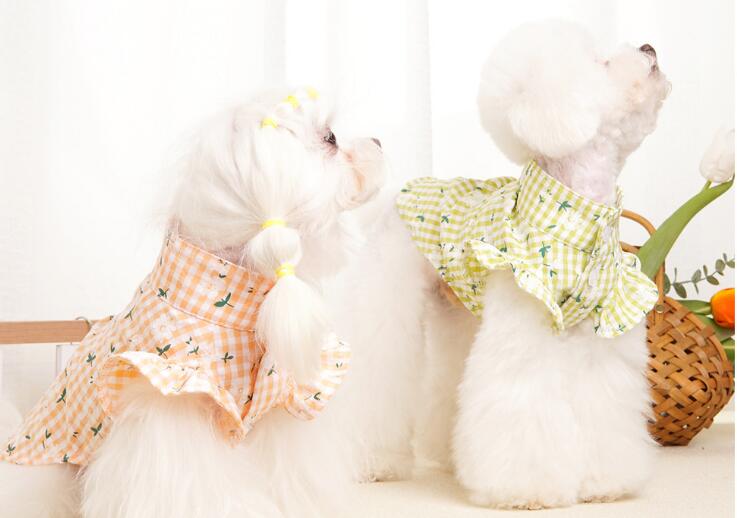 春と夏小型犬服　超可愛いペット服　犬服　猫服　犬用　ペット用品　ネコ雑貨　ペット雑貨