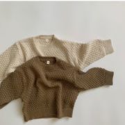 【秋冬新作】韓国風子供服 ベビー服 長袖Tシャツ 女の子男の子 シンプル トップス