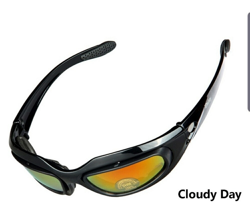 Daisy C5 ゴーグル 4組のレンズ付き Daisy C5 偏光軍事用サングラス ４枚入りセット 策戦用防弾 | 卸売