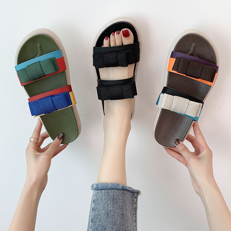 新作　サンダル　スリッパ　厚底靴　3.5cm　レディース　韓国ファッション　夏　春　