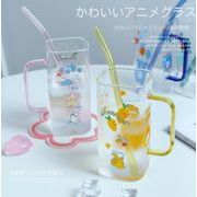 INS 人気  韓国風 カップ  可愛い インテリア  ウォーターカップ コップ  ガラスカップ  撮影道具 4色