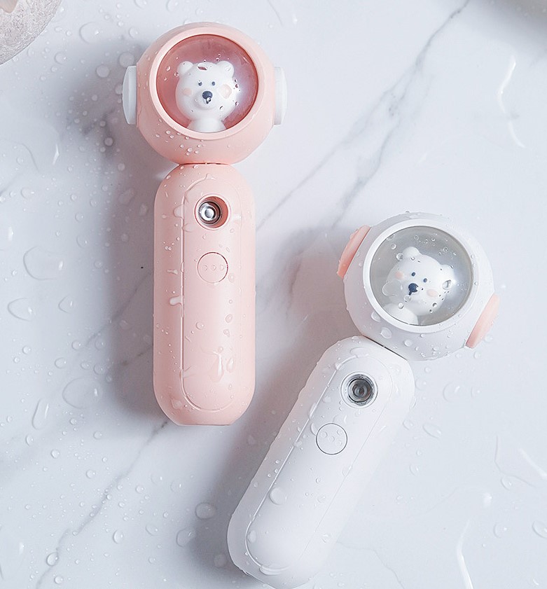 補水噴霧儀  加湿器  USB  充電式  携帯  各種肌質に適用  美顔器  可愛い  保湿補水器