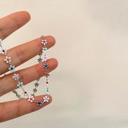 ネックレス　花　デザイン　人気　アクセサリー　INS　韓国ファッション