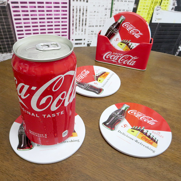 コカコーラ　【非売品】木製コースター&トレー コカコーラ【非売品】木製コースター&トレー