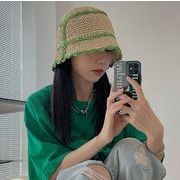 夏ファッション  麦わら帽子 キャップ 韓国風 日焼け対策   小顔効果 ハット フィッシャーマン