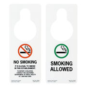 ドアサイン リバーシブル【禁煙/喫煙可】DOOR SIGN【NO SMOKING】2WAY