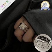 アンティーク S925コーティング リング 指輪 韓国風 アレルギー防止 アクセサリー レディース ファッション